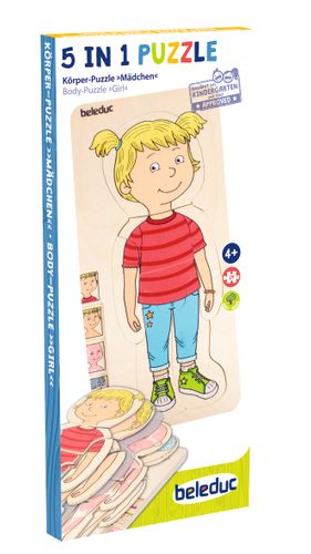Beleduc 5-in-1 Body Puzzle